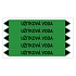 Značení potrubí, užitková voda,5 ks, 150 × 12 mm